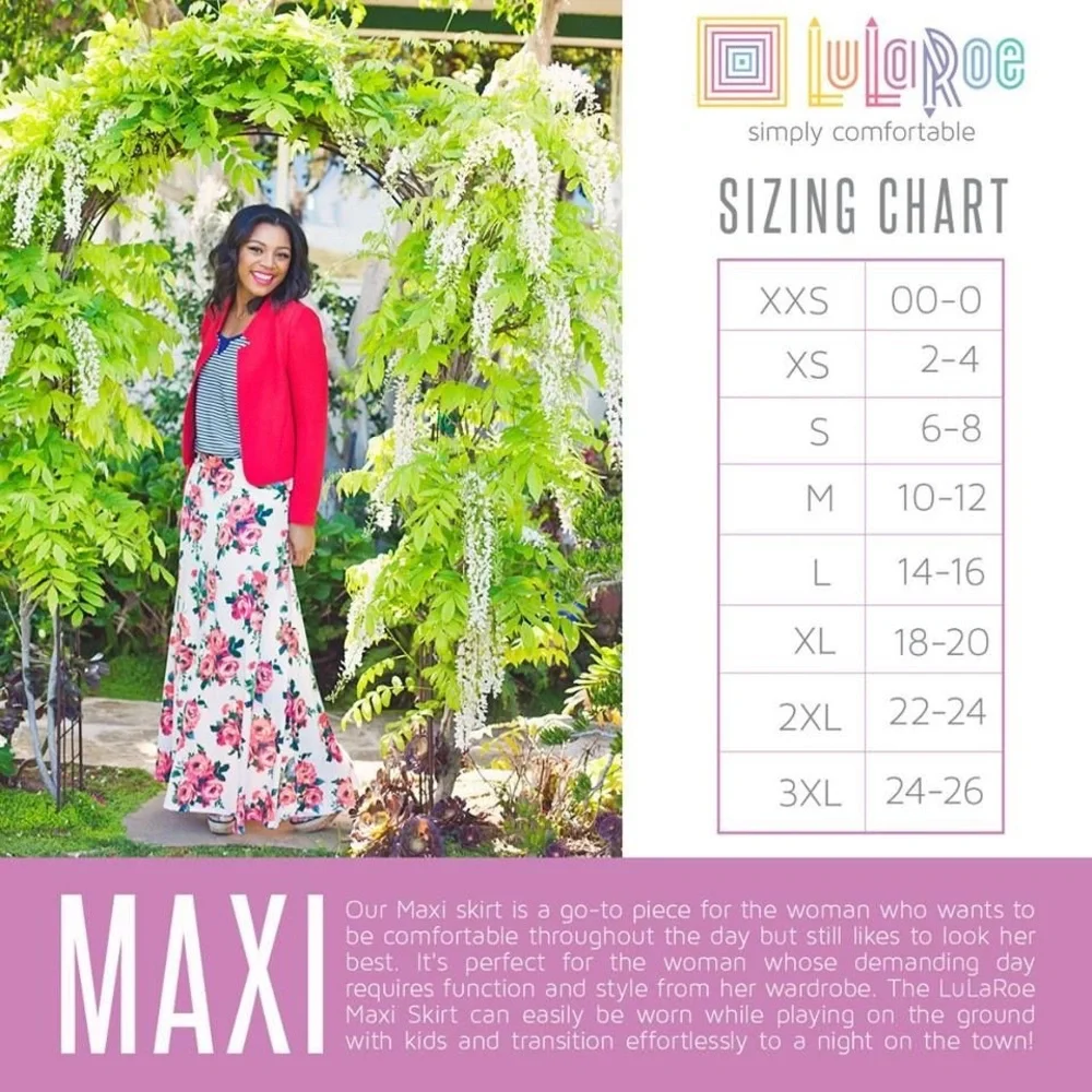 LuLaRoe Maxi Skirt, Size 3XL, NWT - Picture 6 of 6
